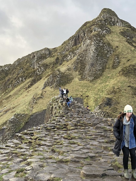 Students at the Giant's Causeway, Co. Antrim