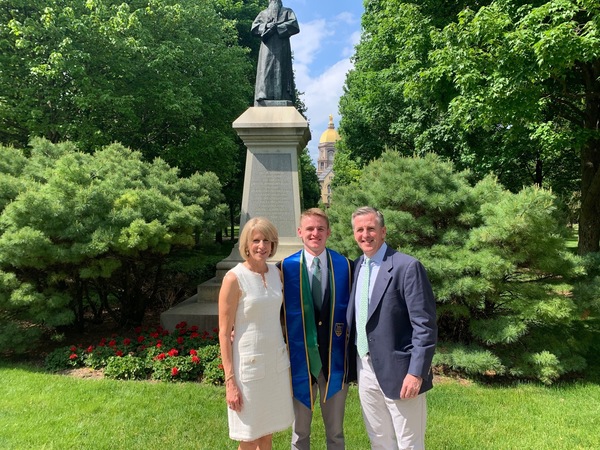Andrewgannoncommencementwithparents