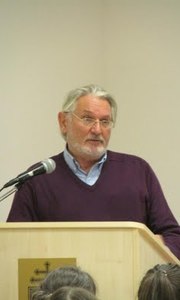 Prof Thomas Bartlett Addressing Audience At Ppcu Symposium